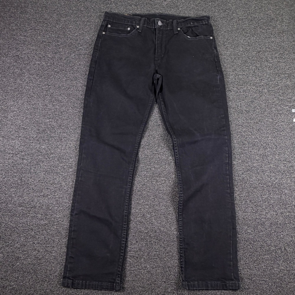 Levi's Jeans Mens 36x32 511 Slim Fit Black Denim Pants EUC